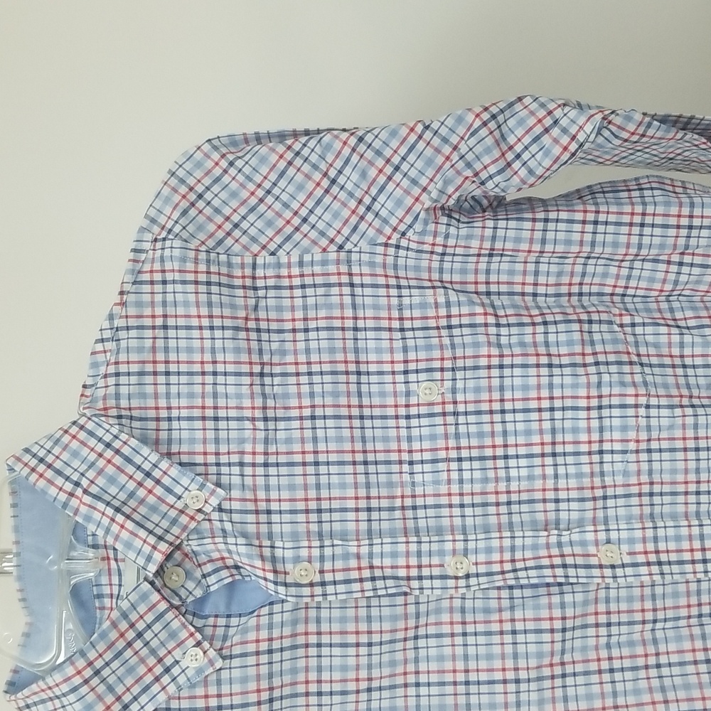 LIKE NEW MENS MULTI COLORED CHECKERED SHIRT